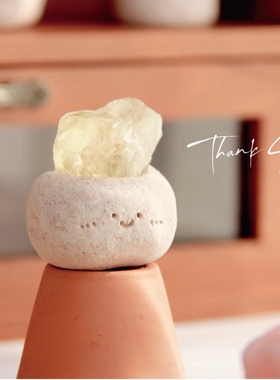 纯手工香港小豆丁水晶摆件