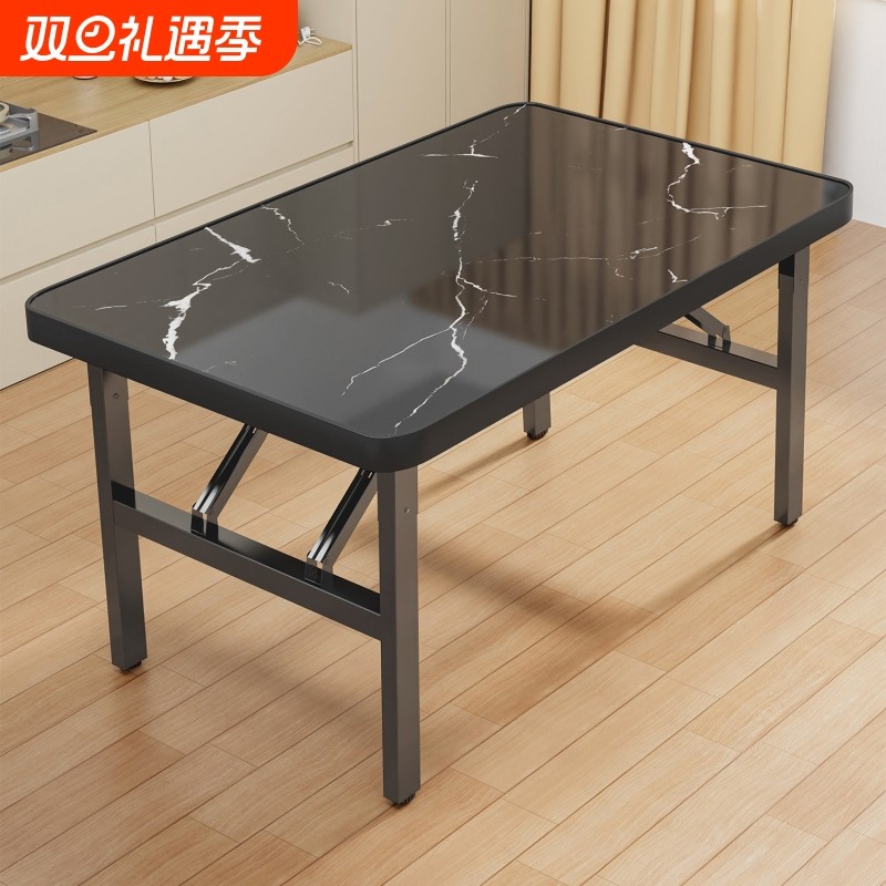 折叠桌子宿舍饭桌家用简易餐桌摆摊桌矮桌小地桌户外收纳创意承重