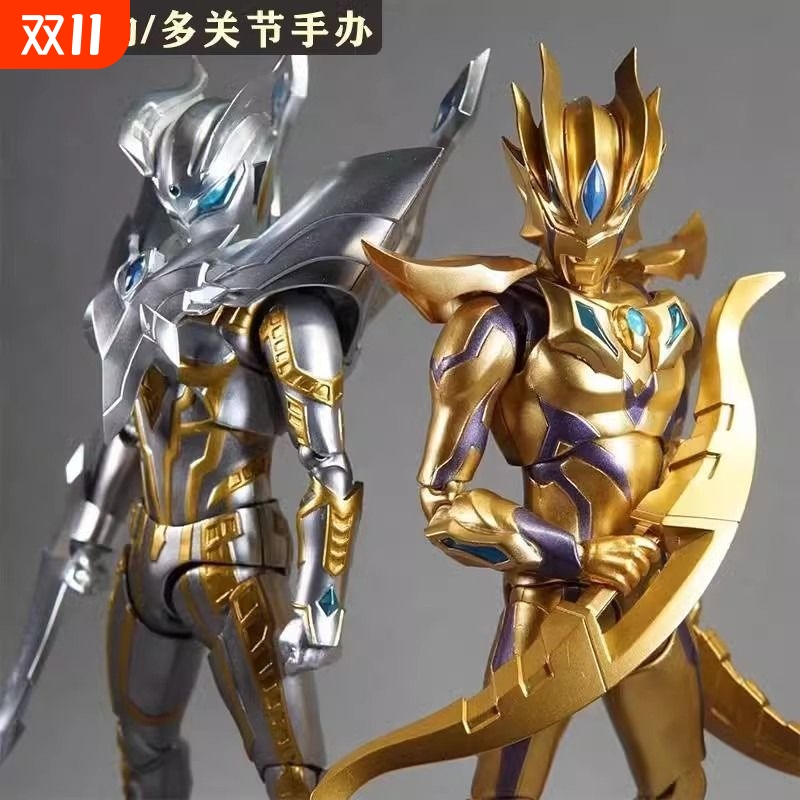 迪迦玩具终极奥特赛罗儿童关节可动超人黄金无限闪耀赛罗手办模型