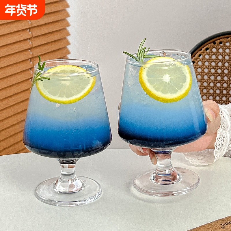 饮料矮脚玻璃杯红酒杯调酒杯鸡尾酒杯饮品杯水杯杯子高级感家用,餐饮具,玻璃杯,淘宝优惠券,粉丝福利购,淘宝优惠卷