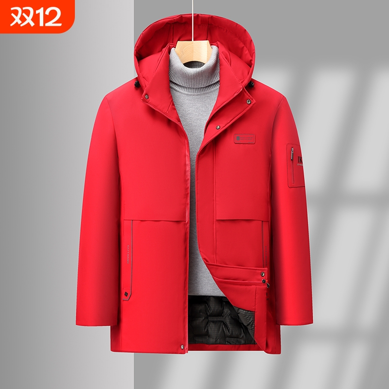 2025男士外套冬季新款休闲商务风保暖舒适棉服中老年棉衣男内胆