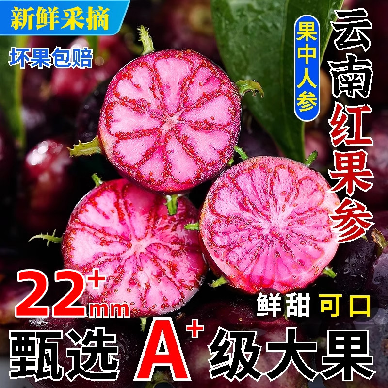 云南红果参新鲜水果算盘果当季蜘蛛果稀罕见现摘鲜果整箱包邮,水产肉类/新鲜蔬果/熟食,其它,淘宝优惠券,粉丝福利购,淘宝优惠卷