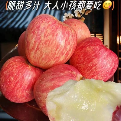 陕西洛川苹果新鲜水果当季整箱苹果脆甜水果