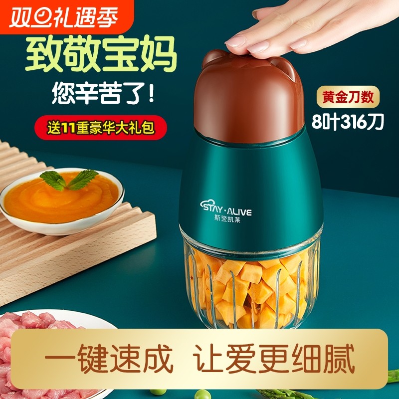 斯登凯莱小型辅食机宝宝婴儿米糊