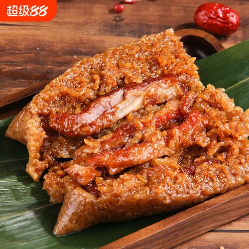 新鲜现做大嘉兴霸王棕粽子蛋黄大肉粽板栗五花鲜肉粽真空