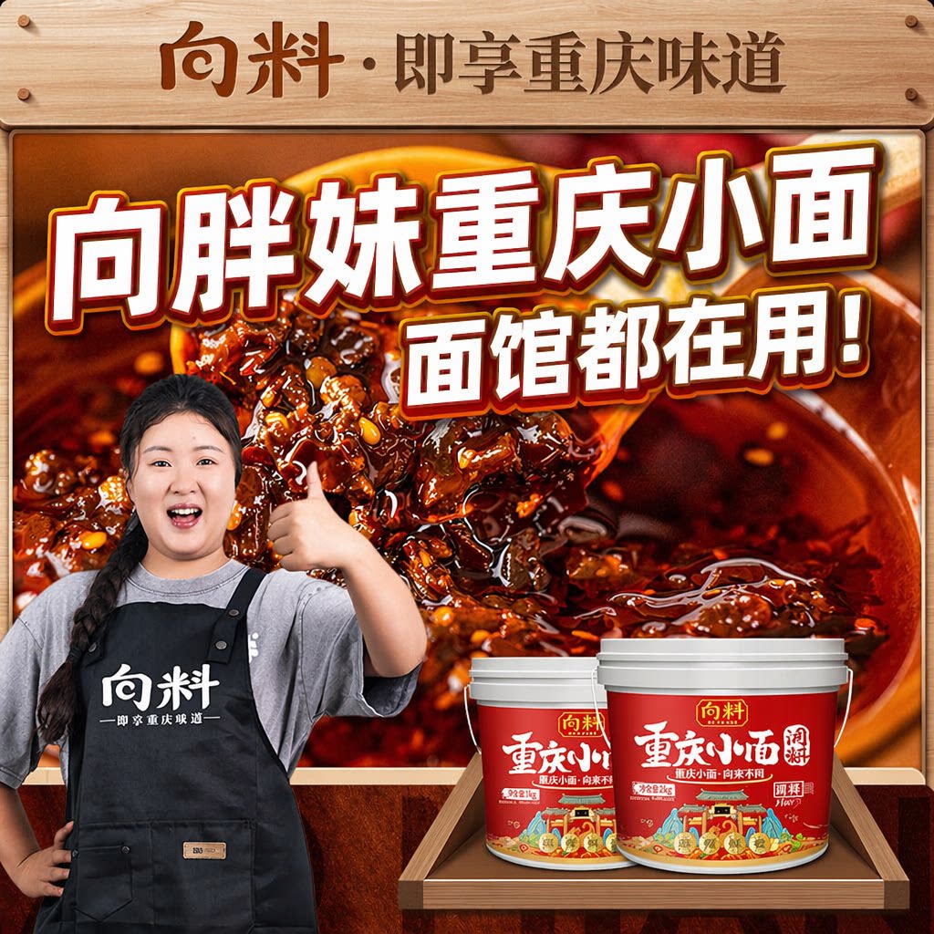 正宗小面调料麻辣味1kg