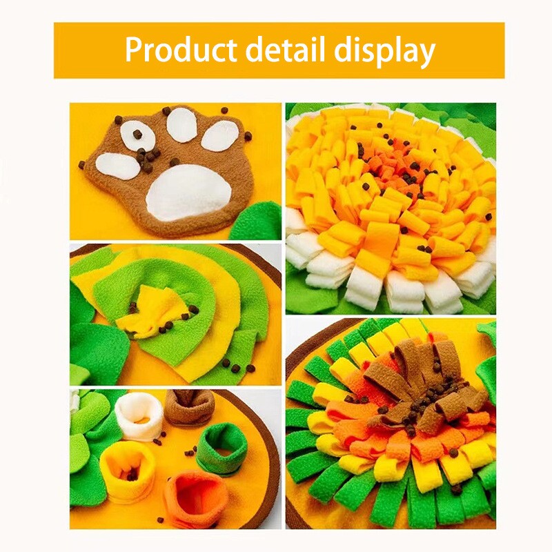 宠物嗅闻垫狗狗猫机洗嗅毯耐咬益智缓解压力慢食环保训练毯子垫子