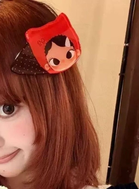 恰好是小满同款鸭嘴夹卡通可爱发夹刘海夹少女心亚克力发卡发饰