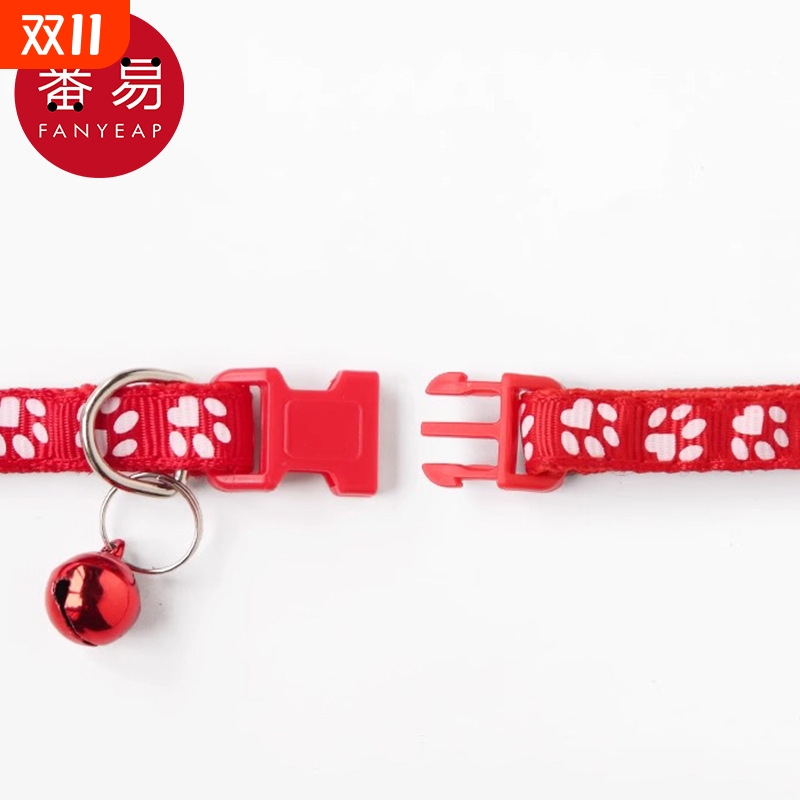 宠物项圈/铃铛AA1sn0-狗猫咪和风日式脖子吊坠可爱装饰品围脖颈
