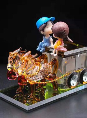 汽车摆件牛年车上装饰用