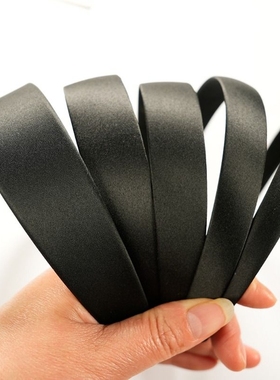 diy手工制作材料发箍发饰头箍黑色全包布韩版简约布艺宽边压发窟