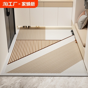 地垫入户门进门脚垫2024年秋冬新款大门口家用地毯比利时绒可裁剪