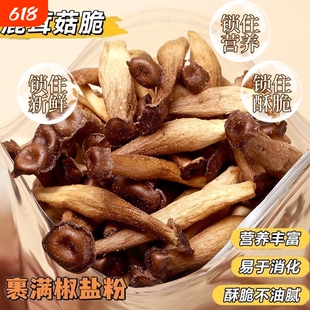 即食鹿茸菇蔬菜脆素菜干袋装休闲解馋蔬菜干小零食好吃脱水椒盐