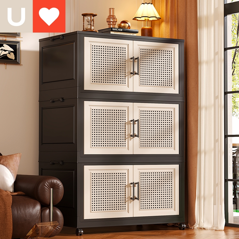 中古风收纳柜折叠收纳箱家用