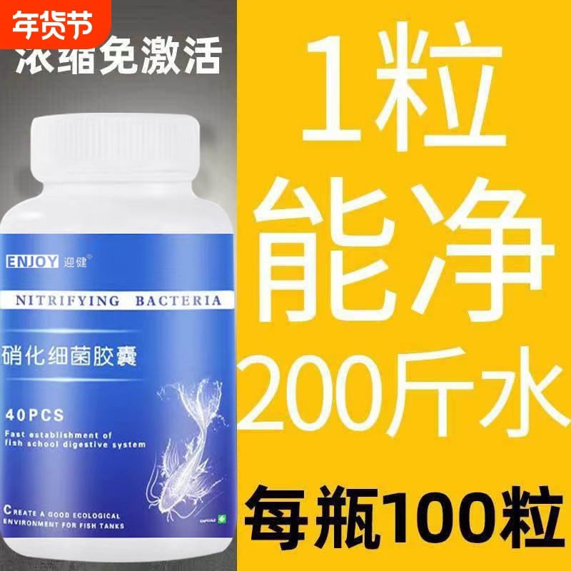 硝化细菌鱼缸用水族箱硝化菌胶囊消化干粉龙鱼专用活菌锦鲤净水剂,宠物/宠物食品及用品,硝化细菌,淘宝优惠券,粉丝福利购,淘宝优惠卷