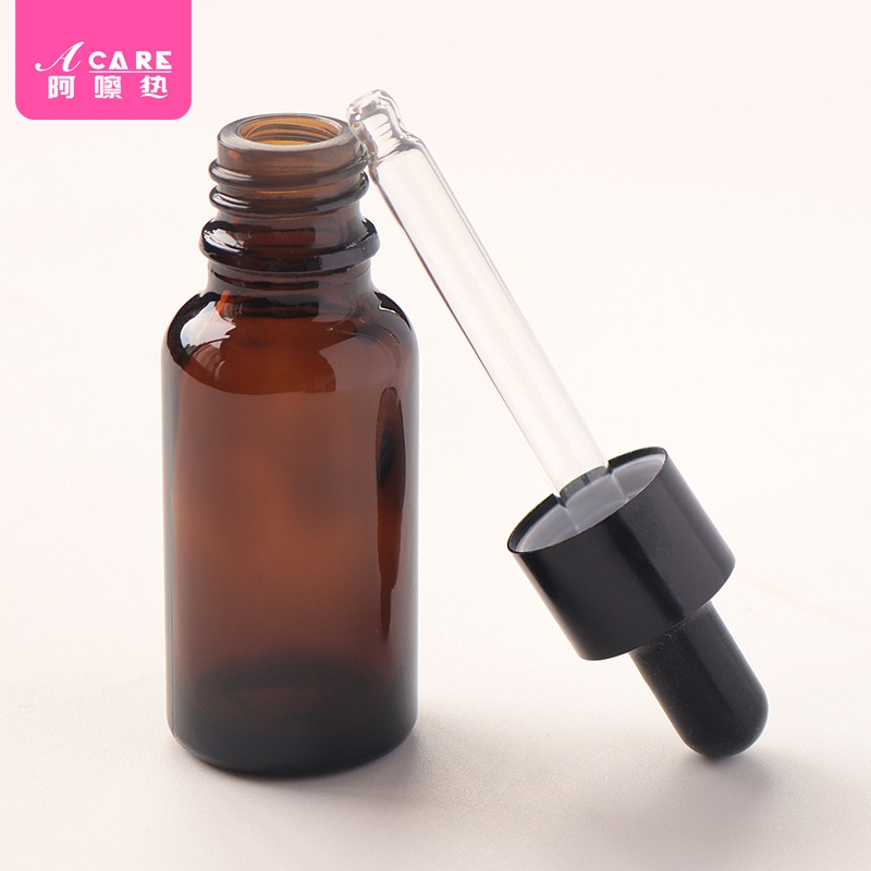 滴管瓶AG1sn0-无刻度避光玻璃滴管旅行空瓶便携爽肤水小样分装