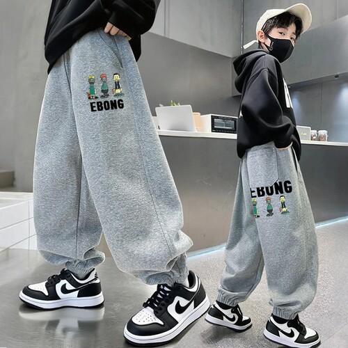 男童春装运动裤子春秋款休闲裤