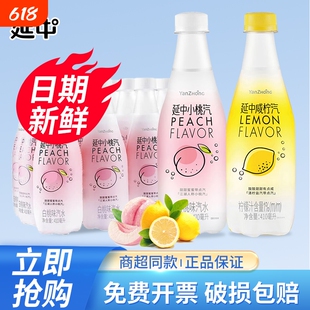 延中咸柠盐汽水410ml*12瓶整箱柠檬味上海盐汽水含汽夏日碳酸饮料