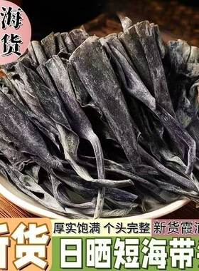 霞浦海带头干货厚短海带根梗凉拌煲汤包邮酸辣优质干海带美味海洋