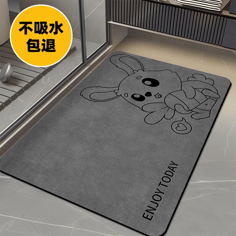 新款感地毯门垫家用速干硅藻泥软垫浴室吸水垫防滑免洗防水厨房