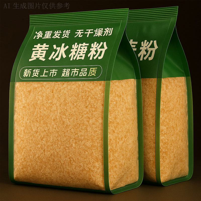 新货黄冰糖碎粉粒净重广西手工老式黄冰糖碎新货甘蔗熬制商用批发