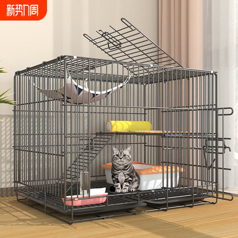 猫笼子家用猫别墅带厕所室内超大折叠猫舍猫屋小型猫咪笼猫窝客厅