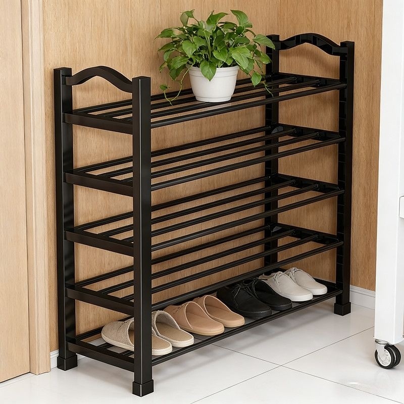鞋架子家用门口多层用入户小窄简易耐用室内鞋柜塑料卧室收纳金属
