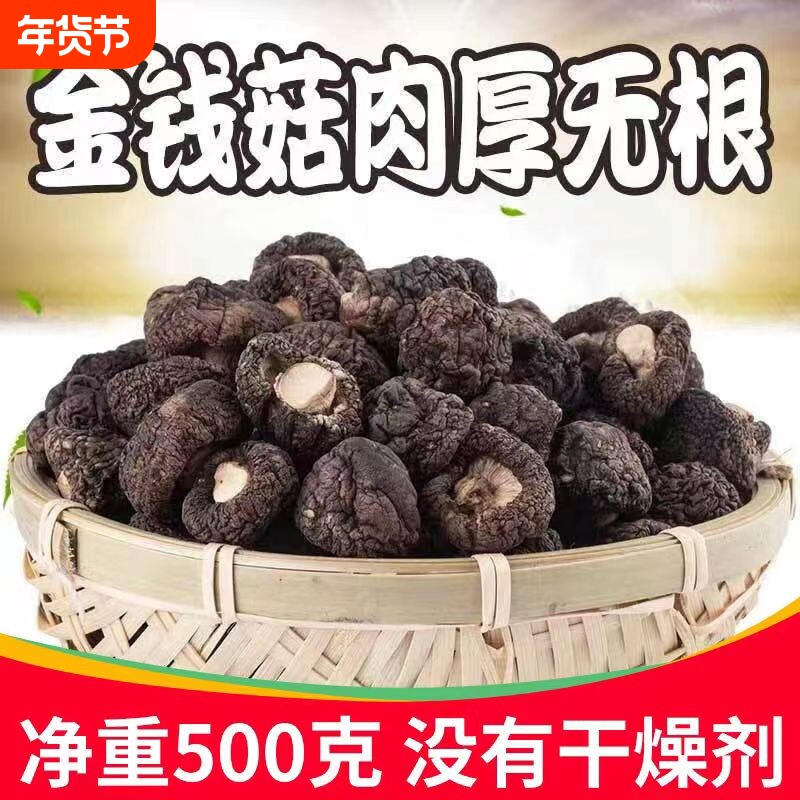 黑面菇香菇油面菇农家特产小香菇金钱菇特小香菇肉厚