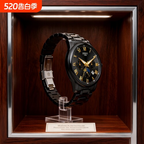 手表瑞士名表正品全自动机械风石英表商务高级感夜光防水时尚钢带