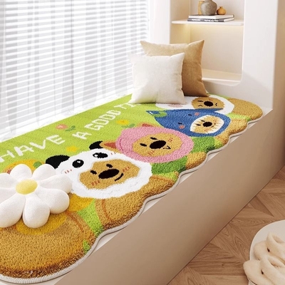 可爱卡通飘窗阳台垫隔凉耐脏防滑