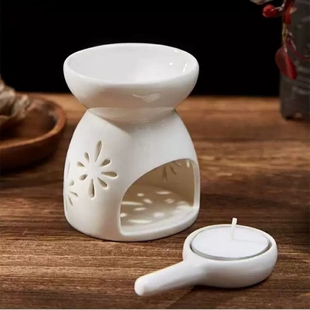 香薰炉精油炉香薰灯熏香小夜灯电子香炉陶瓷蜡烛火漆蜡熔炉精油灯