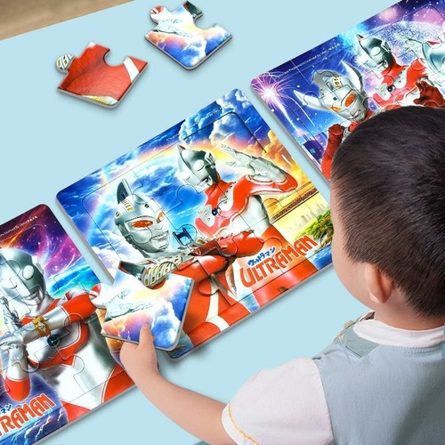 3-6岁儿童益智早教启蒙奥特曼进阶拼图12本共180块男孩智力开发智力玩具幼儿园幼儿专注力观察力训练光滑加厚环保材质思维安全能力