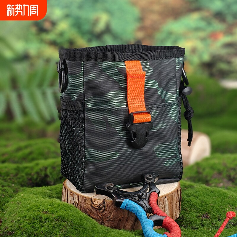 户外收纳包便携宠物训练包训犬腰包狗狗零食包弹弓专用钢珠束口袋