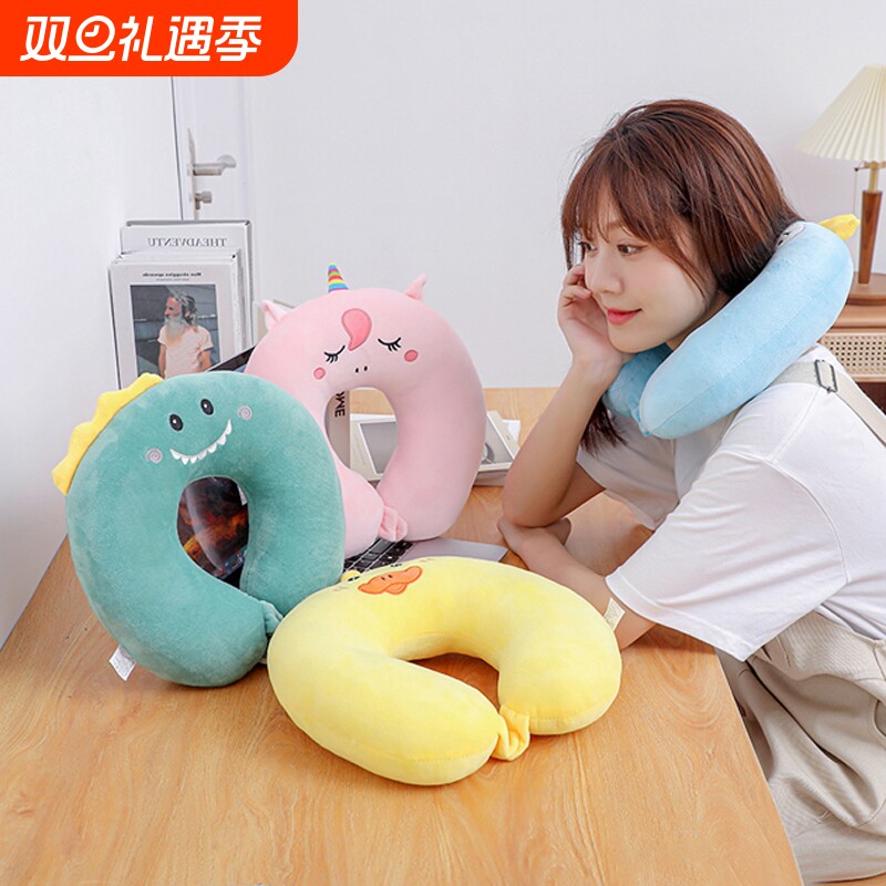 u型枕卡通绣花柔软舒适