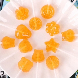 柚子棒棒糖儿童无添加网红糖果奖励学生解馋小零食健康小吃