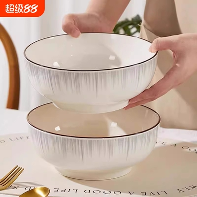 汤碗大号加深釉下彩可微波炉