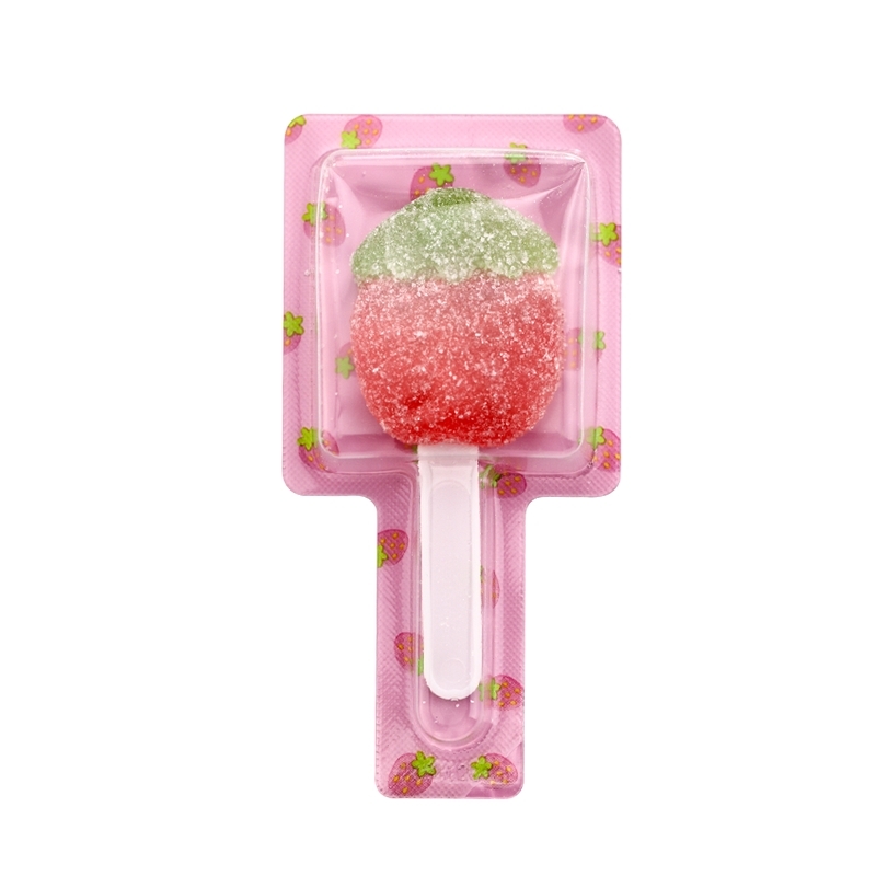 临期到12.7徐福己草莓味草莓造型软棒糖约24克*1散装棒棒