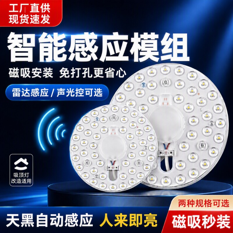 声光控雷达感应灯|超2000次加购图片