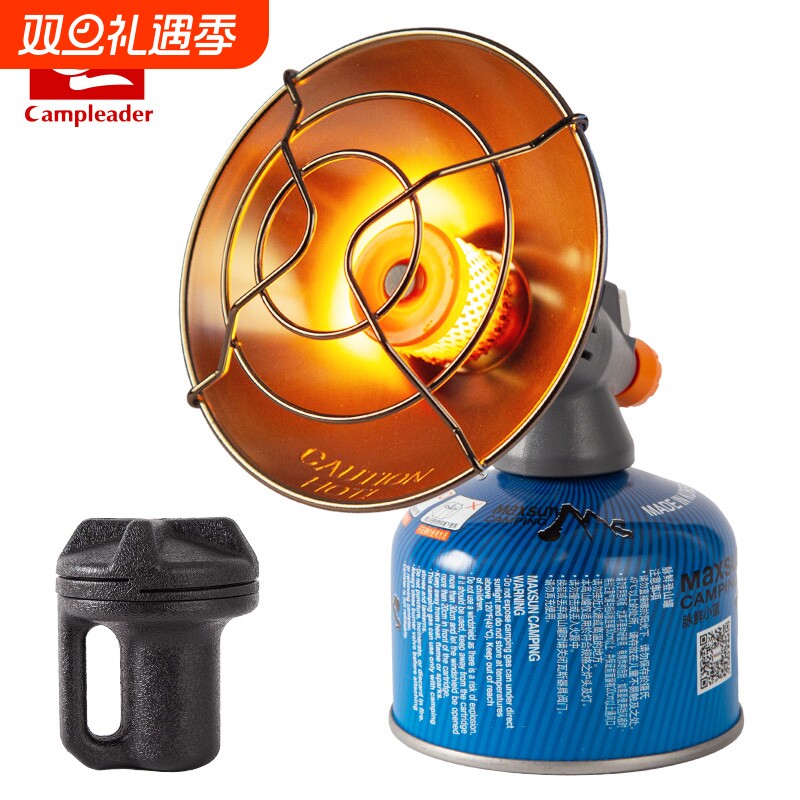 户外野营取暖器帐篷取暖炉迷你便携燃气小型烤火塑料盒瓦斯高山罐