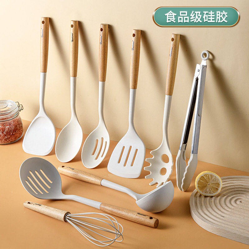 硅胶铲锅铲汤勺不粘锅专用炒菜铲子勺子食品级耐高温家用炒勺套装