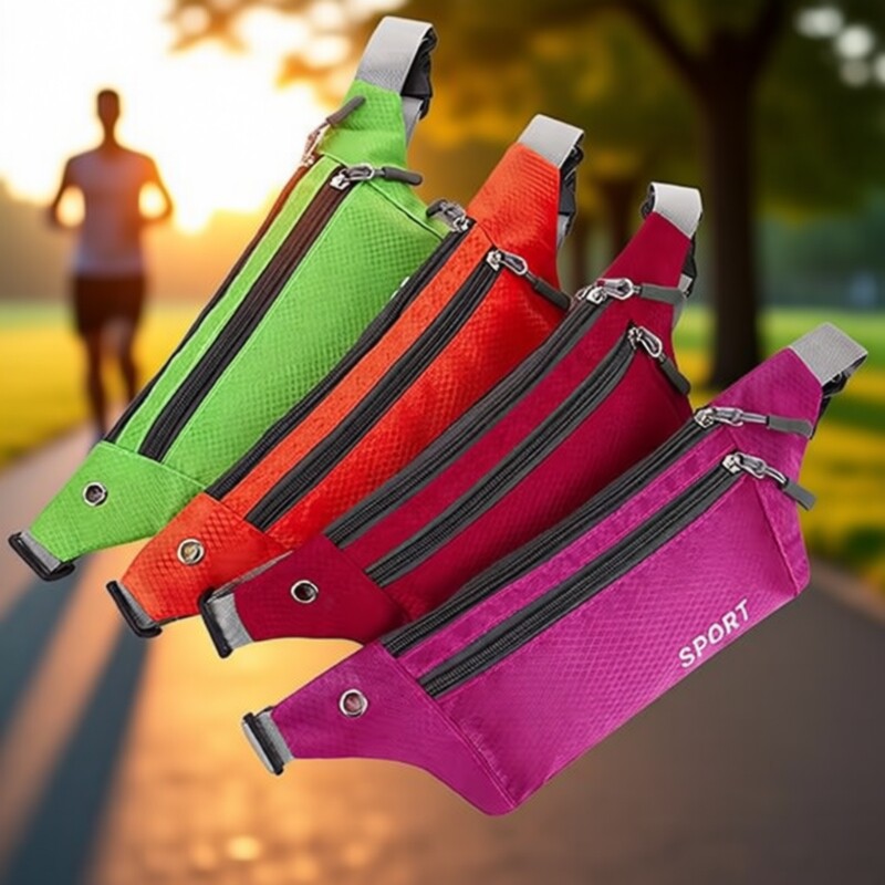 运动腰包健身装备跑步手机袋多功能防水隐形腰带包户外登山大容量