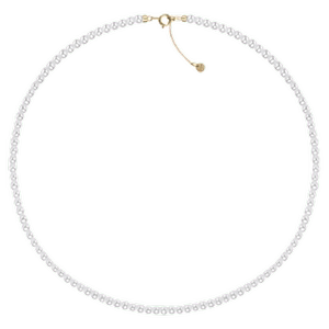 知涵淡水珍珠项链18k金3.5-4.5mm精致轻奢小米珠项链假一赔十