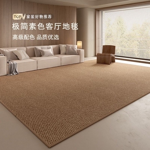 2026新款原木风地毯日式仿剑麻客厅地毯家用地垫四季通用防水防污