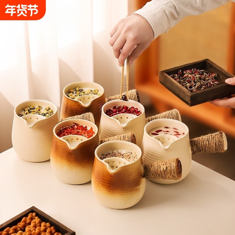 茶壶新款围炉煮茶冬季氛围感家居户外网红烤奶罐烧烤陶瓷耐烧中式,餐饮具,茶壶,淘宝优惠券,粉丝福利购,淘宝优惠卷