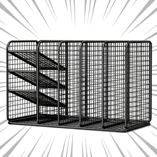 桌面置物架书桌上多层书架学生小型简易书立架子办公室文件收纳架