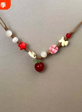 Vintage 古着 Apple beading 项链