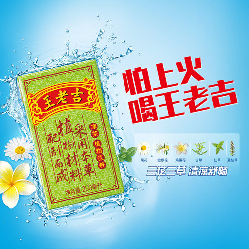 王老吉凉茶植物饮料250ml*10盒装