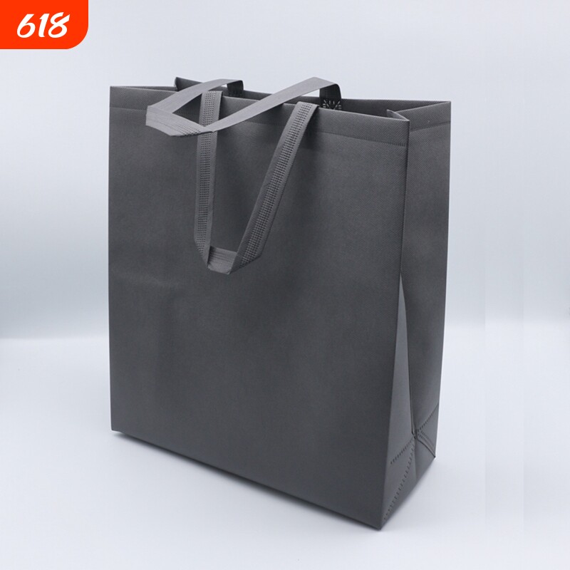 无纺布手提袋环保袋礼品袋灰色购物袋文件资料袋宣传广告袋包装袋