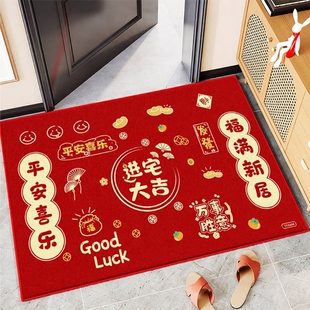 乔迁新居入户门地垫门口进门地毯脚垫家用2026新款 室内外防滑吸水