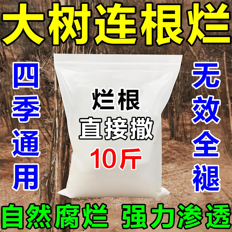 大树烂根强力枯树王除药腐树根一滴树死枯死专用药Y灌木